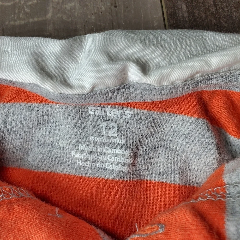 Carter's & Garanimals 12m Baby Boy Onesie Bodysuit Bundle 2pc NWOT